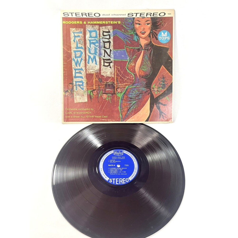 Rogers & Hammerstein's Flower Drum Song Vintage Vinyl Record Tops L1663